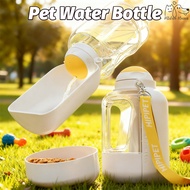 2In1 Pet Water Bottle Outdoor Portable Dog Water Bottle Dog Feeder Cat Dog Bottle Cat Feeder