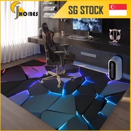 Black Carpet for Gaming Room Geometric Living Room Carpet Bedroom Rugs and Carpets