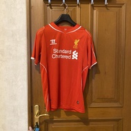 Original 2014-15 Warrior Liverpool Home Jersey Steven Gerrard Final Season size M