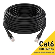Cat6 Ethernet Cable Rj45 Utp Network Cord Lan Internet 1000mbps High Speed For Laptop Router Pc Rout
