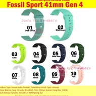Fossil Sport Watch Strap Gen 4th 41Mm Lugs 18Mm Rubber Material