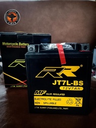 แบตเตอรี่ RR JT7L-BS (แท้) สำหรับรถรุ่น KAWASAKI : KLX150 EX250 Ninja D-TRACKER 150 D-TRACKER 250 EL 250  ZZ-R (EX250)/YAMAHA : R3/HONDA : CMA 125 REBEL  CMX 125 NX 125 TRANSCITY  และรุ่นอื่นๆ