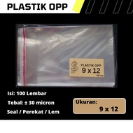 OPP Plastic Size 9 cm x 12 cm 9x12 cm/ 9 x 12 cm/