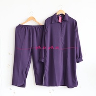 RC - Verona Set Crinkle Setelan Tunik dan Celana  Bahan Crinckle by Mumu Fashion Solo