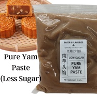 Pure Yam Paste 纯芋头 少糖 月饼馅 Mooncake Filling Less Sugar/Pes Kuih Bulan 低糖月饼馅料 1KG 莲蓉 豆蓉 Bean Paste Yam Paste | White Lotus