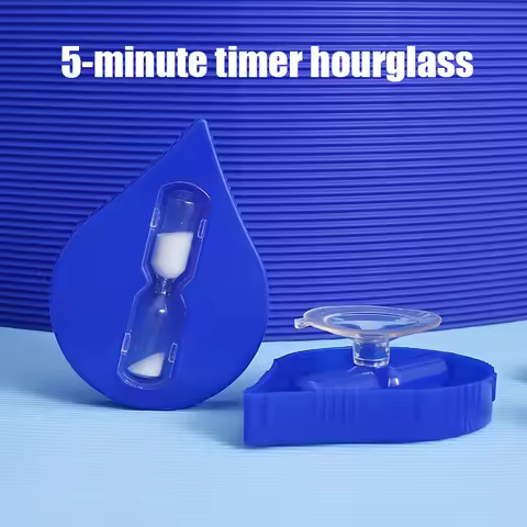 Bathroom Drip Shaped Suction Cup Hourglass Timer Saves Water For 5 Minutes Shower Timer Refuses To D