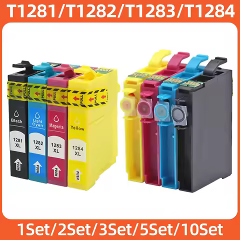 T1281-T1284 T1281XL T12XL Ink Cartridge Compatible For Epson Stylus S22 SX130 SX125 SX235W SX435W SX
