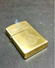 MANCIS KOREK API ZIPPO ZIPO DUA 2 SUARA DENTING GOLD KUNINGAN ASLI