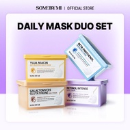 [MIX&MATCH] SOME BY MI Daily Mask Duo Set (Retinol Daily Mask, Galactomyces Daily Mask, Yuja Daily M