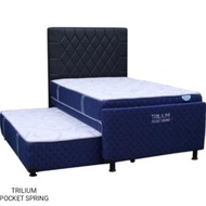 SPRING BED TRILIUM POCKET SPRING BED 2 IN 1 SPRING BED CENTRAL 2 IN 1