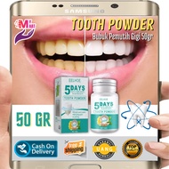 Eelhoe 5 Days Tooth Powder 50gr - EELHOE Teeth Whitening Powder 50gr - EELHOE Teeth Whitening Powder