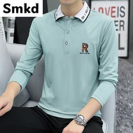 Men's Long Sleeve T-shirt 2023 Autumn New Long Sleeve POLO Shirt Youth Trend Spring and Autumn Top