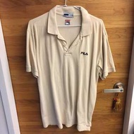 FILA 卡奇黃golf Polo衫