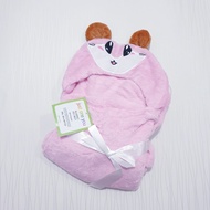 Selimut Bayi Topi Boneka Karakter Fleece / Selimut Bayi Topi Animal / Baju Baby gracia