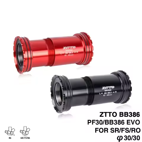 Bicycle BB386 EVO 30 PF30 Adapter Press Fit Bottom Brackets Axis for MTB Road bike Parts BB30 30mm C