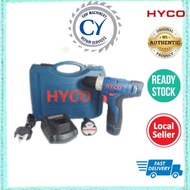 **READY STOCK**HYCO Li-ion 12V CD1238-LI CORDLESS DRILL 2 SPEED