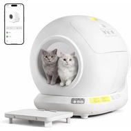 78L Automatic Self Cleaning Cat Litter Box for Large Cats & Multi-Cat Homes, 7.9” Wide Entry, Advanc
