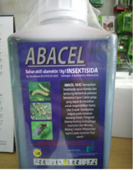 Abacel 18 ec 1 liter/insektisida/abamektin 18 ec/racun hama abacel/abacel 1 liter/obat racun abacel/insektisida abacel/abamectin murni/obat demolish murah/obat hama padi/abamectin/obat padi/abacel 18 ec/obat hama tanaman cabe/abasel/abacel 18ec