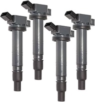 Set of 4 Ignition Coils Compatible with Lexus IS F Scion xB Toyota 4Runner XRS Matrix Tacoma Tundra 