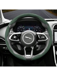2pcs/3pcs Set Anti-Slip Velvet Steering Wheel Cover Fit For Jaguar XF X250 Xe XJ Ev400 X351 SVR XFL 