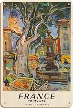 Provence France French National Railways Market in Aix en Provence - Vintage Travel Poster by André 