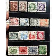 Old Year Stamp Set Canada/9 (16 Pieces)