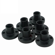 1PCS Bahagian Pencetak 3D Hitam Skru utama TR8 Nat POM Nat T8 Skru trapezoid Nat utama POM 1mm 2mm 4