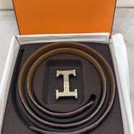 Hermes alligator skin belt original