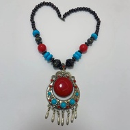 New Bohemian Braided Bead Necklace Accessories