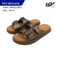 IQ STYLE รองเท้าแตะเพื่อสุขภาพแบบสวม รหัส PG7-RE6413L