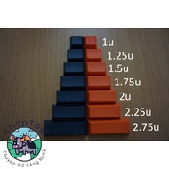 Odd Keycap DSA Blank PBT color set Carbon (1u,1.25u,1.5u,1.75u,2u,2.25u,2.75u)
