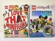 Lego Minifigures Character Encyclopedia book + I Love That Minifigure 樂高 人仔書 小朋友 教學 設定 二手 新淨 平賣