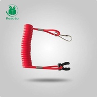 Kesoto Universal Fit Outboard Engine Kill Switch Lanyard Waterproof Outboard Engine Stop Switch Rust