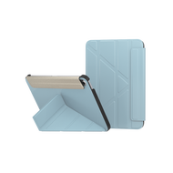 SwitchEasy魚骨牌 Origami iPad mini 6 8.3吋多角度支架折疊保護套(皮革內襯)/ 寧靜藍