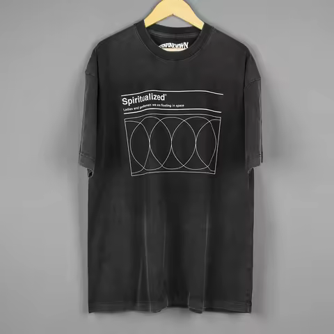 Spiritualized T-Shirt Ladies And Gentlemen We Are Floating In Space Rock Band Cotton Short Sleeves G