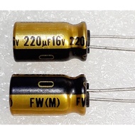 Nichicon FW 220uf 16v capacitor