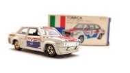 絕版罕有日本製造Flat 131  Abarth Rally 青盒 Tomica Tomy F11