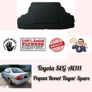 Toyota SEG AE101 Papan But Boot Trunk Bonet Alas Pelapik Tayar Spare Belakang Kereta Bonnet Board