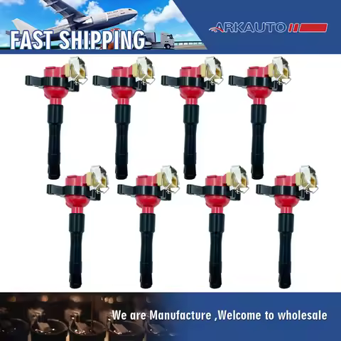 8PCS ARKAUTO PERFORMANCE IGNITION COIL UF354 12131748018 FOR BMW 540i 740i 840Ci M5 X5 Z8 4.4 4.6 5.