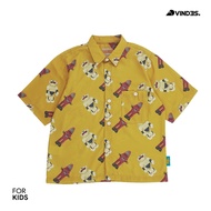 KEMEJA Vindes Store - Children's Shirts - VDS Robot - Mustard