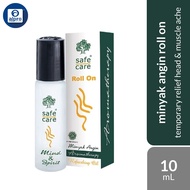 Safe Care Minyak Angin Roll 10mL | Temporary Relief Head & Muscle Ache