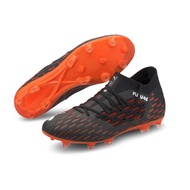 100% Original Kasut Bola Budak Puma FUTURE 6.3 NETFIT FG/AG Cleats BLACK/ORANGE 10618901 Kids Soccer Football Sports