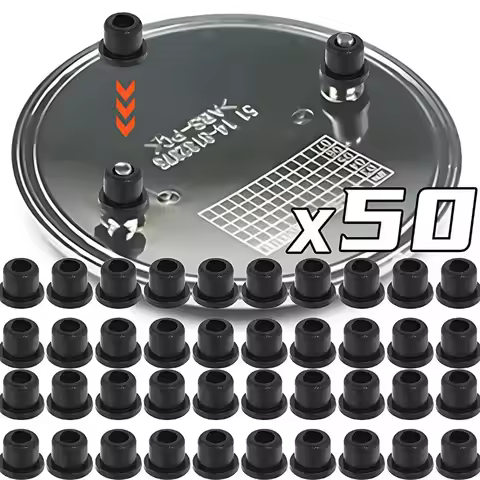 PVC Car Emblem Hole Plug Auto Logo Seal Cover Holes for BMW 37 Series E32E34E36 E38 E39 E46 E53 E60 