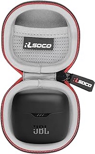 RLSOCO Hard Case for JBL Tune Flex True Wireless Noise Cancelling Earbuds - Black (Case Only)