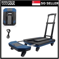 foldable trolley hand truck bearing platform car trolley 6 wheel trollies