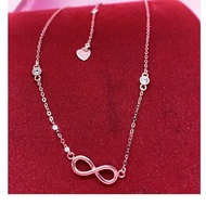 kalung infinity emas asli kadar 700 70% 18k 22 surabaya gold rosegold