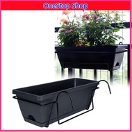 ing Planter for Balcony Railing Hanging Planter Vegetable Growing Container Hanging Flower Pot Rack 