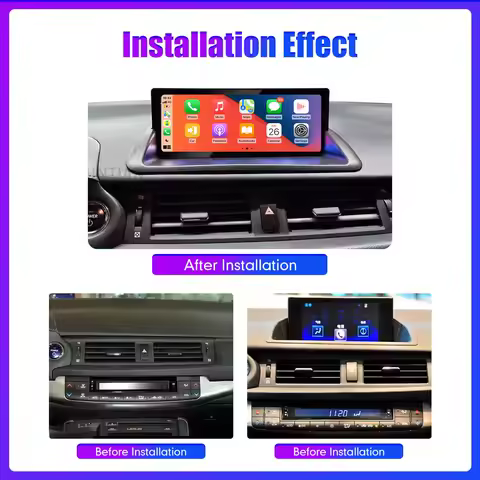 10.25Inch Car Android Car Radio For Lexus CT200h CT200 CT Series 2011-2019 GPS Navigation Multimedia