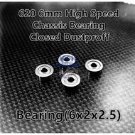 Tamiya Imi 6mm High Speed Chassis 620 Bearing-Dustproof (4PCS) (6mmx2mmx2.5mm) For Tamiya Mini 4WD