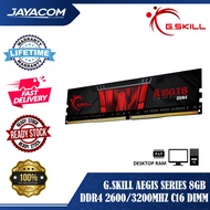 G.Skill Aegis Series DDR4 2666MHz/3200MHz C19 Dimm PC RAM (8GB)